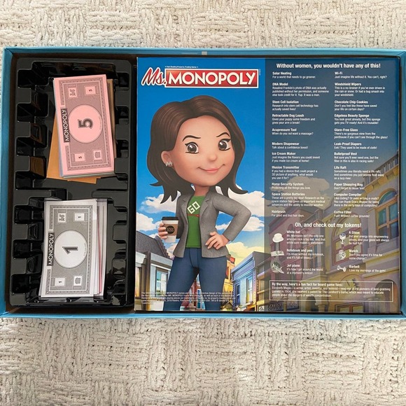 Ms. Monopoly Board Game Ages 8+ NEW - Picture 4 of 12